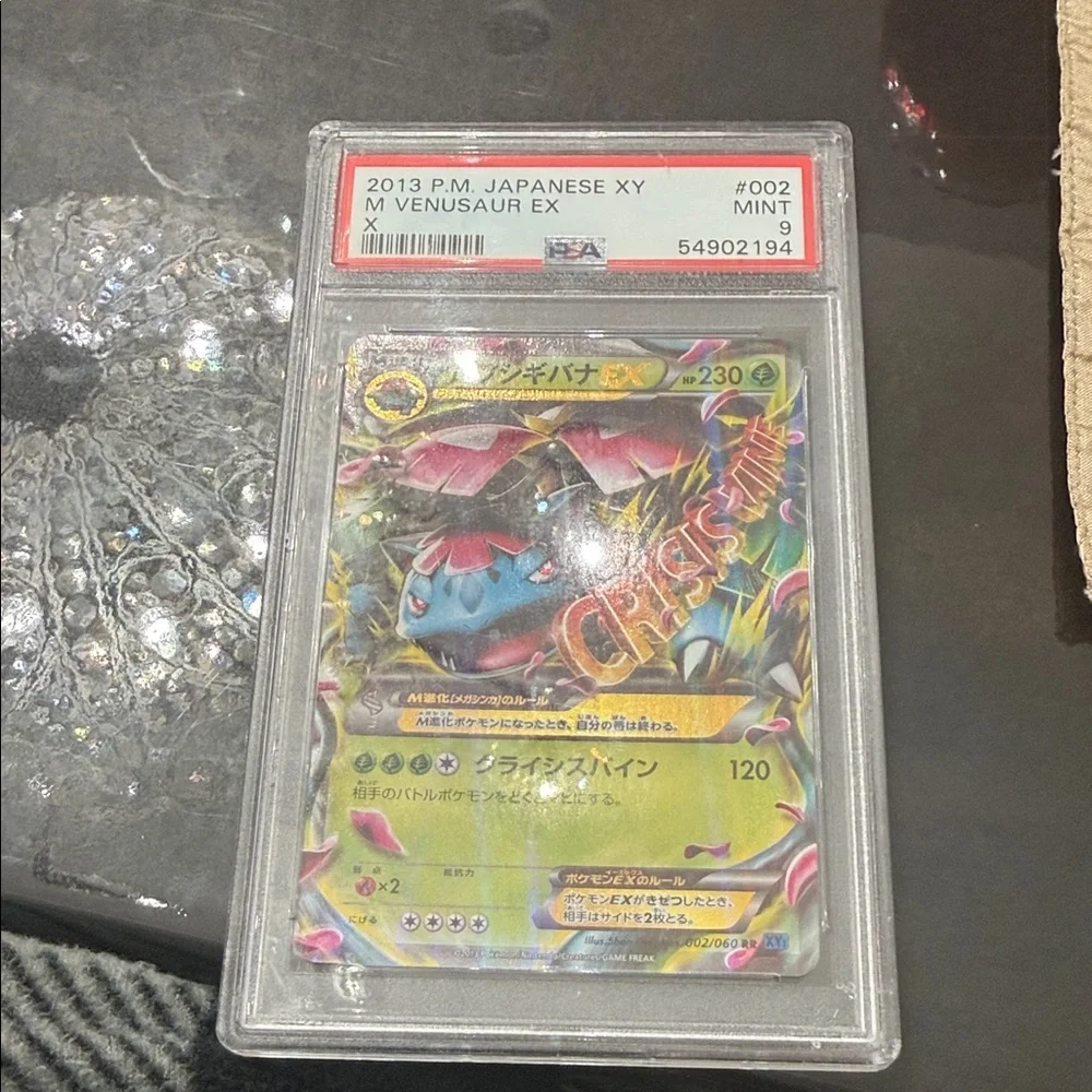 POKEMON TCG P.M JAPANESE XY M VENUSAUR EX MINT 9 Graded